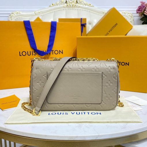 Louis Vuitton Monogram Empreinte Leather Marceau Bag M46199 Dove Gray - Image 6