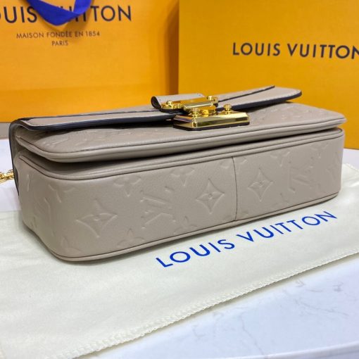 Louis Vuitton Monogram Empreinte Leather Marceau Bag M46199 Dove Gray - Image 7