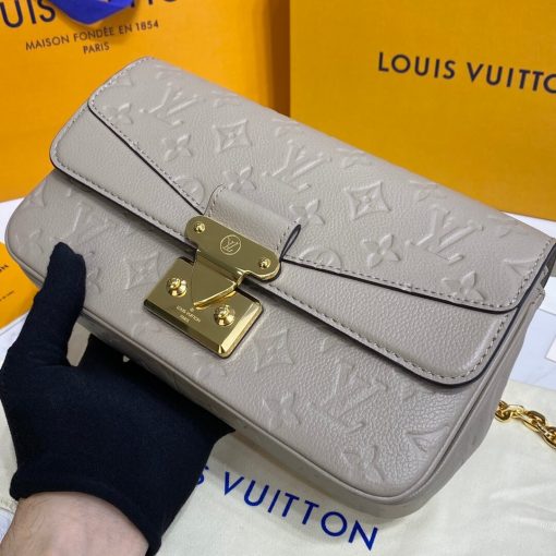 Louis Vuitton Monogram Empreinte Leather Marceau Bag M46199 Dove Gray - Image 8