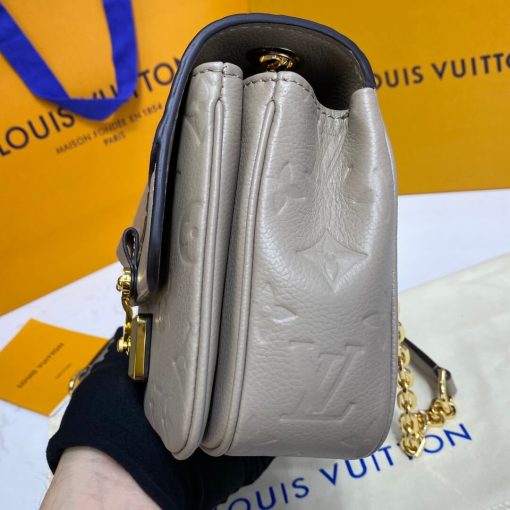 Louis Vuitton Monogram Empreinte Leather Marceau Bag M46199 Dove Gray - Image 9