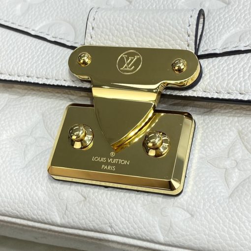 Louis Vuitton Monogram Empreinte Leather Marceau Bag M46201 Cream - Image 8