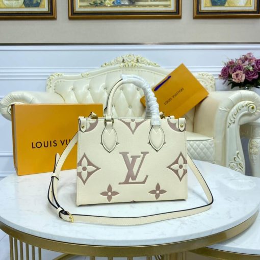 Louis Vuitton Monogram Empreinte Leather Onthego PM M45660 White - Image 2