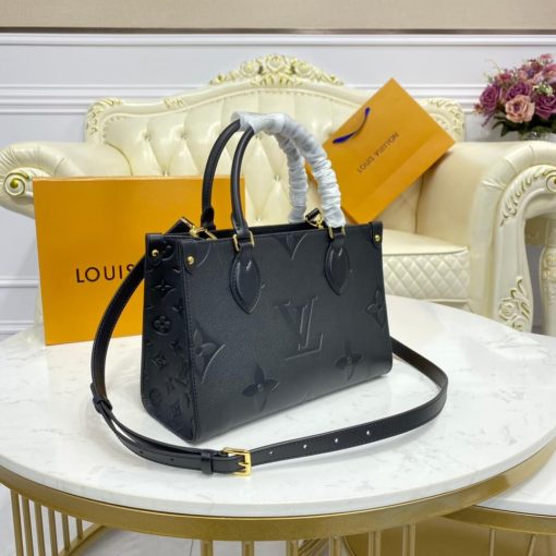 Louis Vuitton Monogram Empreinte Leather Onthego PM M45660 Black - Image 3