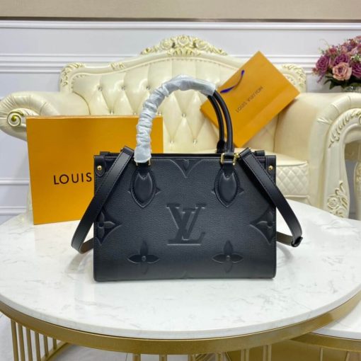 Louis Vuitton Monogram Empreinte Leather Onthego PM M45660 Black - Image 4