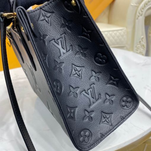 Louis Vuitton Monogram Empreinte Leather Onthego PM M45660 Black - Image 7