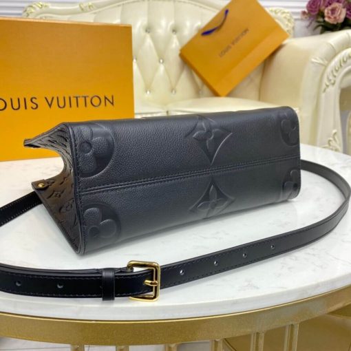Louis Vuitton Monogram Empreinte Leather Onthego PM M45660 Black - Image 8