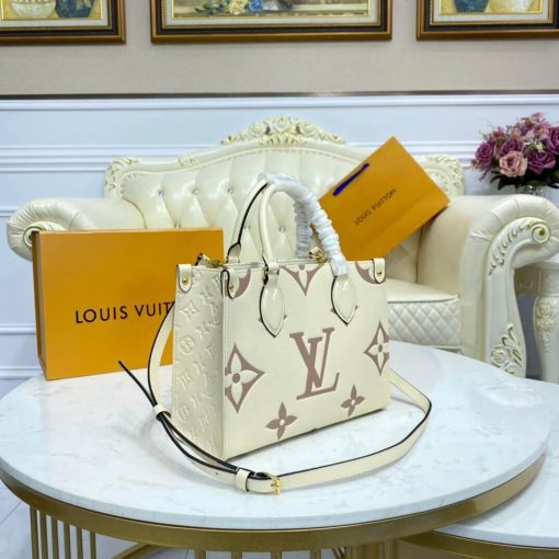 Louis Vuitton Monogram Empreinte Leather Onthego PM M45660 White - Image 3