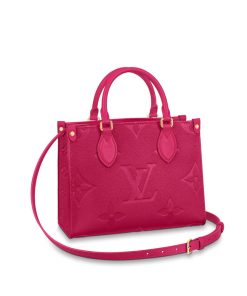 Louis Vuitton Monogram Empreinte Leather Onthego PM M45660 Rosy