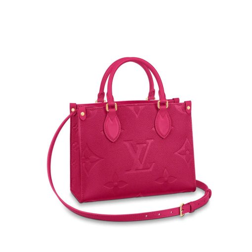 Louis Vuitton Monogram Empreinte Leather Onthego PM M45660 Rosy
