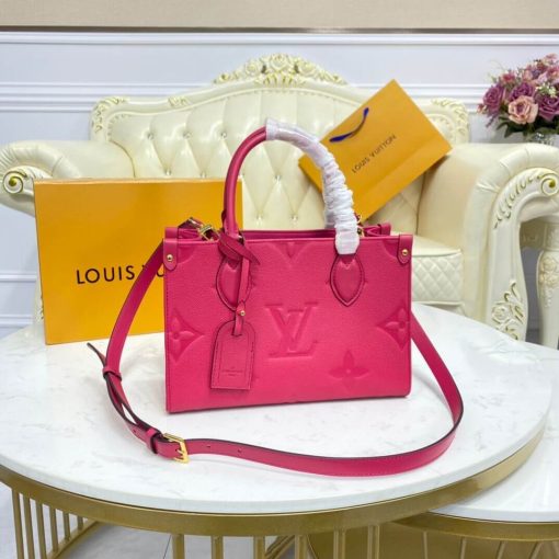 Louis Vuitton Monogram Empreinte Leather Onthego PM M45660 Rosy - Image 3