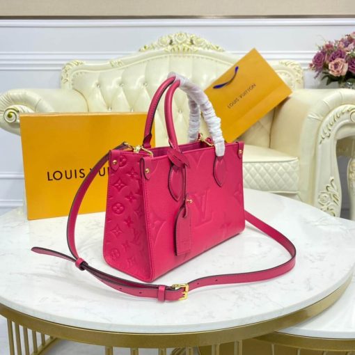 Louis Vuitton Monogram Empreinte Leather Onthego PM M45660 Rosy - Image 4