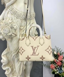 Louis Vuitton Monogram Empreinte Leather Onthego PM M45660 White