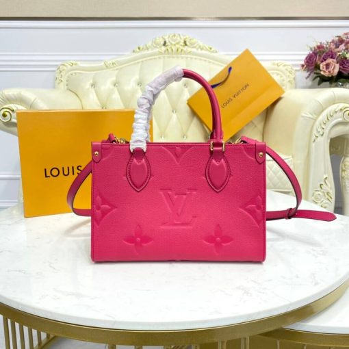 Louis Vuitton Monogram Empreinte Leather Onthego PM M45660 Rosy - Image 5