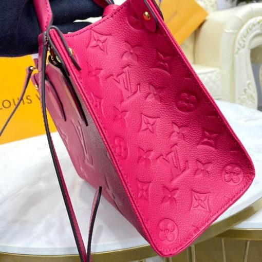 Louis Vuitton Monogram Empreinte Leather Onthego PM M45660 Rosy - Image 7