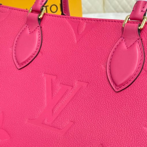 Louis Vuitton Monogram Empreinte Leather Onthego PM M45660 Rosy - Image 8