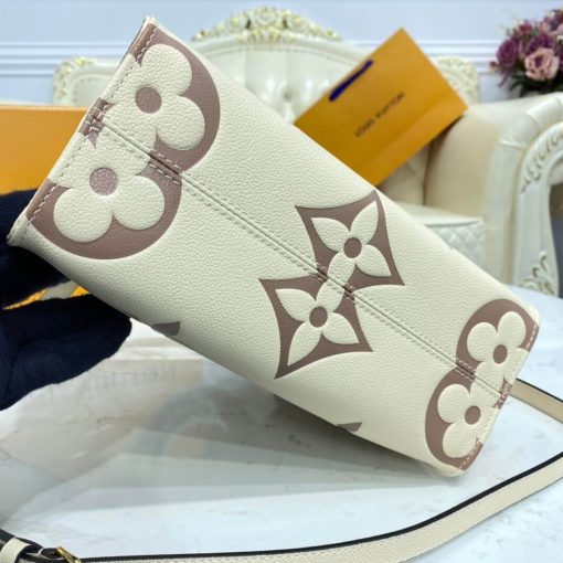 Louis Vuitton Monogram Empreinte Leather Onthego PM M45660 White - Image 8