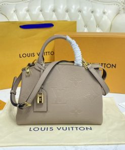 Louis Vuitton Monogram Empreinte Leather Petit Palais M58916 Grey