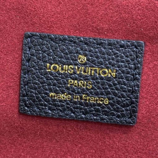 Louis Vuitton Monogram Empreinte Leather Petit Palais M58916 Black - Image 16
