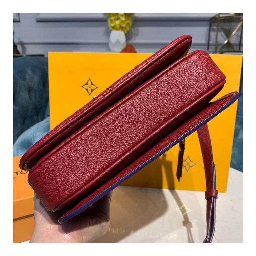 Louis Vuitton Monogram Empreinte Leather Pochette Métis M41487 M44881 Burgundy - Image 5