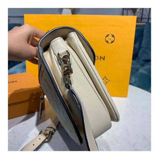 Louis Vuitton Monogram Empreinte Leather Pochette Métis M41487 M44881 White - Image 3