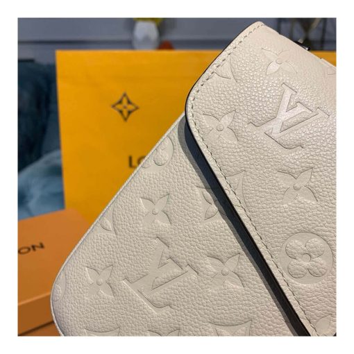 Louis Vuitton Monogram Empreinte Leather Pochette Métis M41487 M44881 White - Image 5