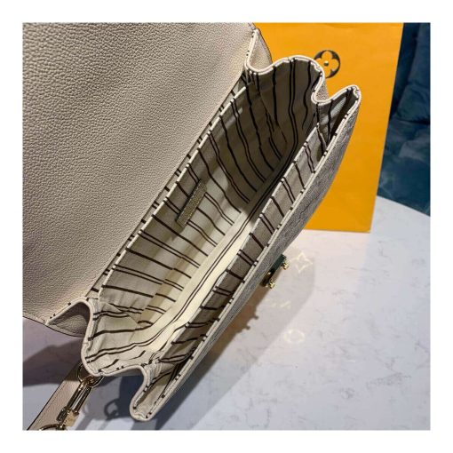 Louis Vuitton Monogram Empreinte Leather Pochette Métis M41487 M44881 White - Image 9
