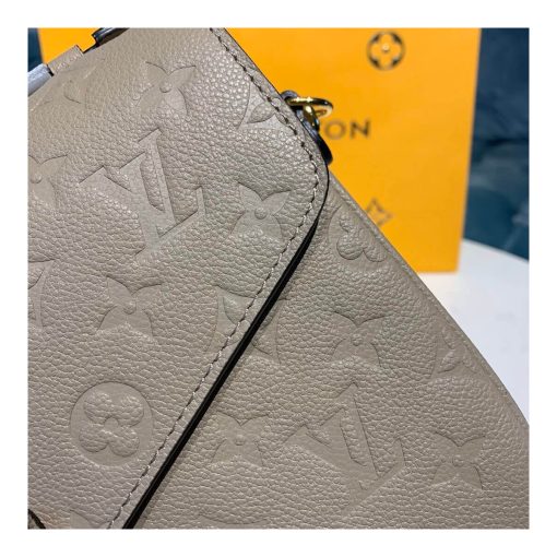 Louis Vuitton Monogram Empreinte Leather Pochette Métis M41487 M44881 Grey - Image 5