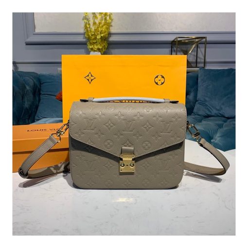 Louis Vuitton Monogram Empreinte Leather Pochette Métis M41487 M44881 Grey