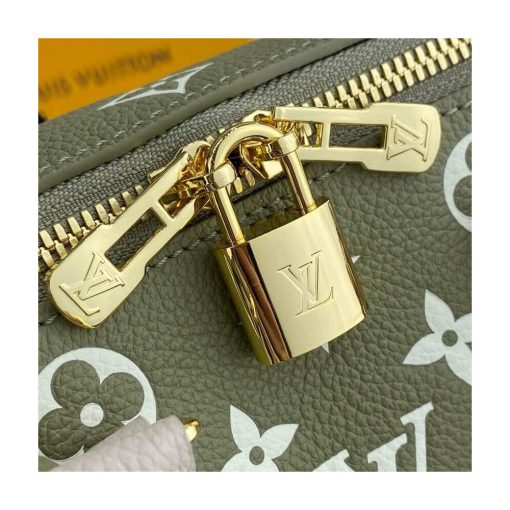 Louis Vuitton Monogram Empreinte Leather Speedy Bandouliere 20 M46118 M46088 Khaki - Image 10
