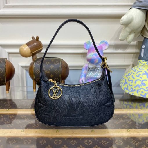 Louis Vuitton Monogram Empreinte Mini Moon Bag Black - Image 2