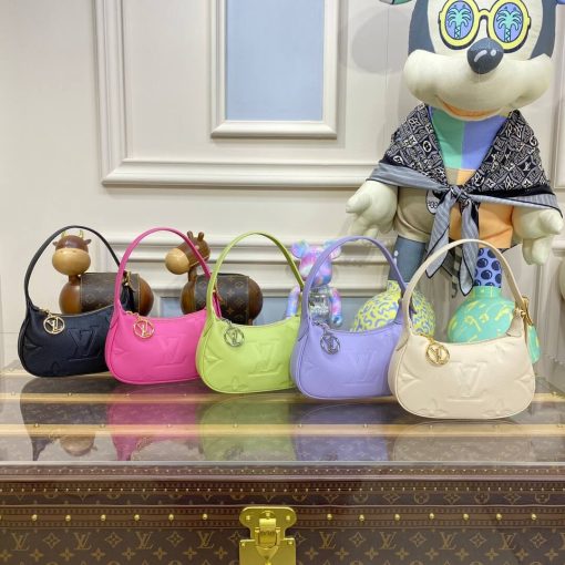 Louis Vuitton Monogram Empreinte Mini Moon Bag Pink - Image 16