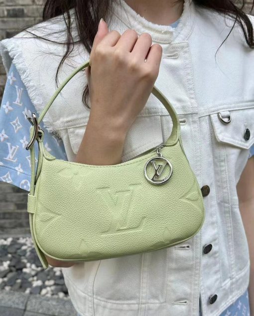 Louis Vuitton Monogram Empreinte Mini Moon Bag Green - Image 3