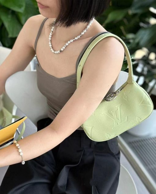 Louis Vuitton Monogram Empreinte Mini Moon Bag Green - Image 6