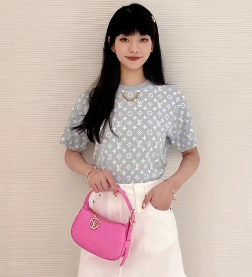 Louis Vuitton Monogram Empreinte Mini Moon Bag Pink - Image 2