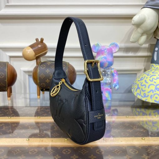 Louis Vuitton Monogram Empreinte Mini Moon Bag Black - Image 4
