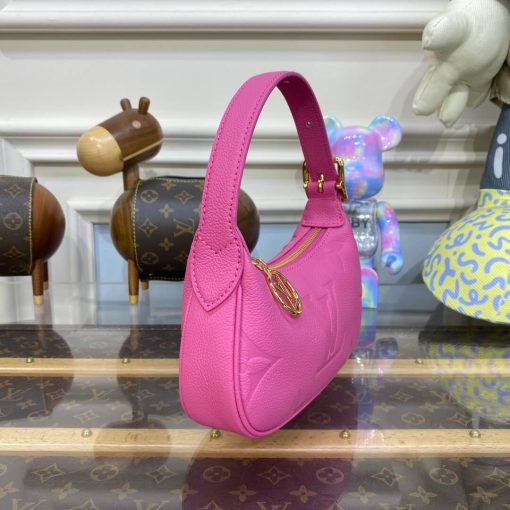 Louis Vuitton Monogram Empreinte Mini Moon Bag Pink - Image 9