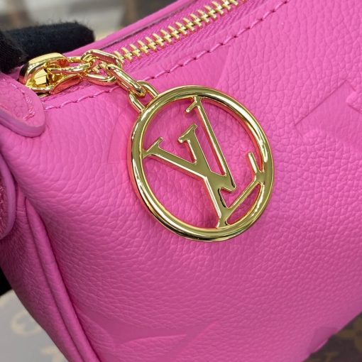 Louis Vuitton Monogram Empreinte Mini Moon Bag Pink - Image 11