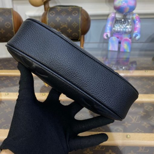 Louis Vuitton Monogram Empreinte Mini Moon Bag Black - Image 5