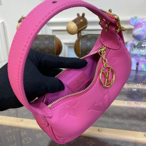Louis Vuitton Monogram Empreinte Mini Moon Bag Pink - Image 15