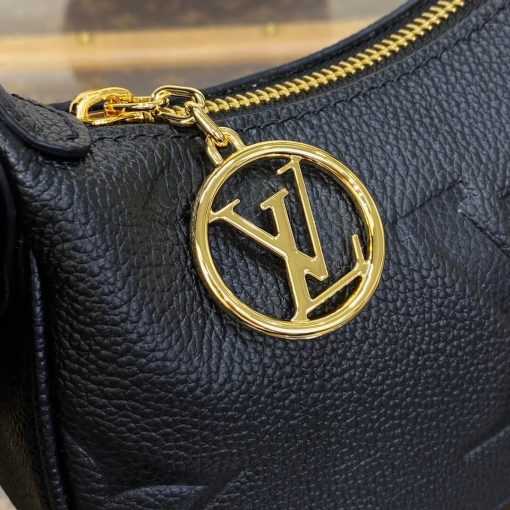 Louis Vuitton Monogram Empreinte Mini Moon Bag Black - Image 7
