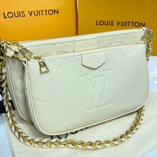 Louis Vuitton Monogram Empreinte Multi Pochette Accessoires M80447 M80399 Black - Image 24