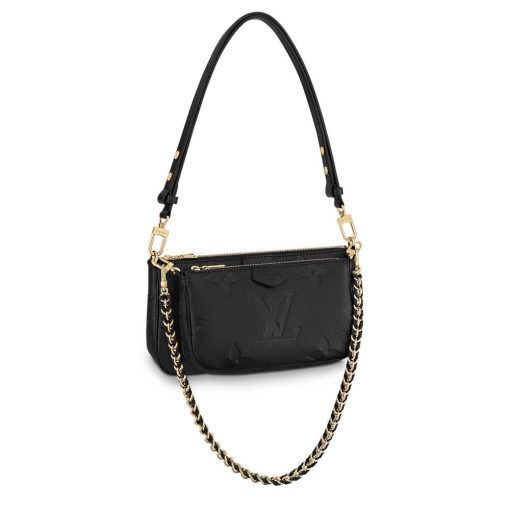 Louis Vuitton Monogram Empreinte Multi Pochette Accessoires M80447 M80399 Black