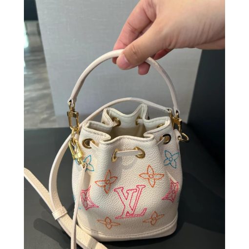 Louis Vuitton Monogram Empreinte Nano Noe Flower Patterns M23088 - Image 2