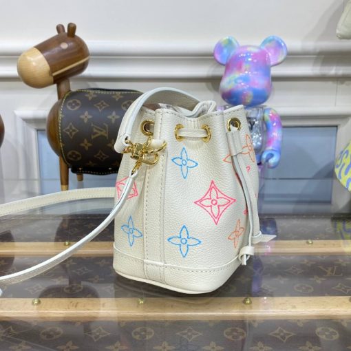 Louis Vuitton Monogram Empreinte Nano Noe Flower Patterns M23088 - Image 5