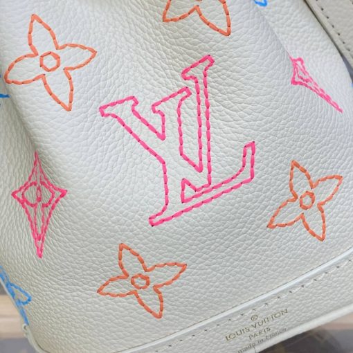 Louis Vuitton Monogram Empreinte Nano Noe Flower Patterns M23088 - Image 7