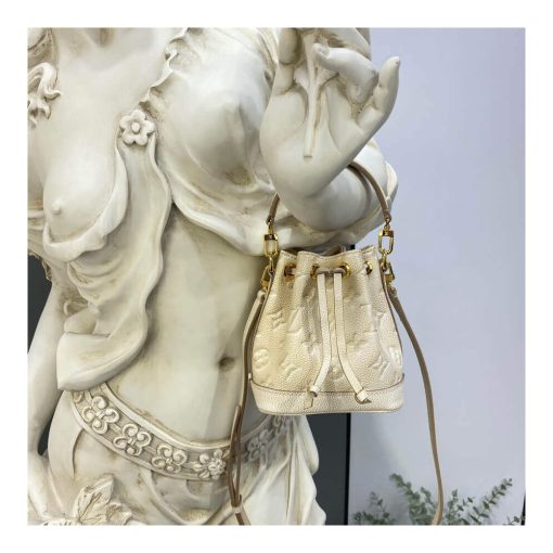 Louis Vuitton Monogram Empreinte Nano Noe M81626 M81463 Beige - Image 2