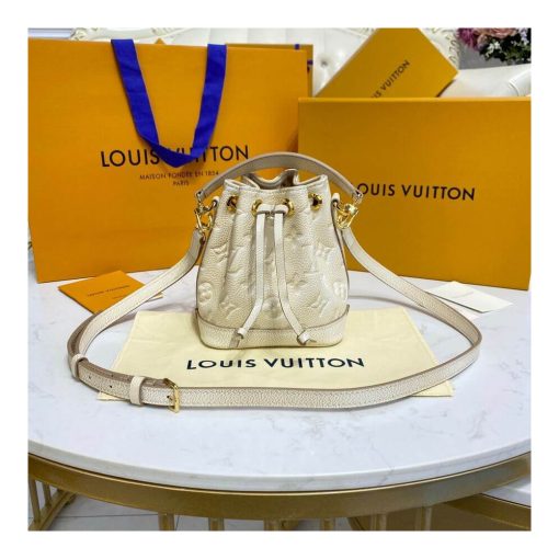 Louis Vuitton Monogram Empreinte Nano Noe M81626 M81463 Beige - Image 3
