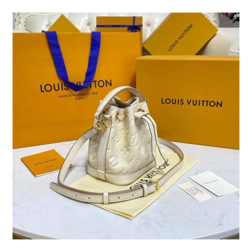 Louis Vuitton Monogram Empreinte Nano Noe M81626 M81463 Beige - Image 4