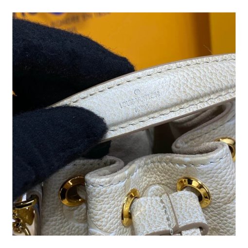 Louis Vuitton Monogram Empreinte Nano Noe M81626 M81463 Beige - Image 9