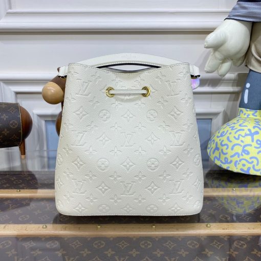 Louis Vuitton Monogram Empreinte NeoNoe MM M46526 Cream - Image 5